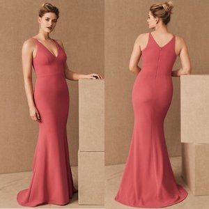 NWT BHLDN Jones Raspberry Gown